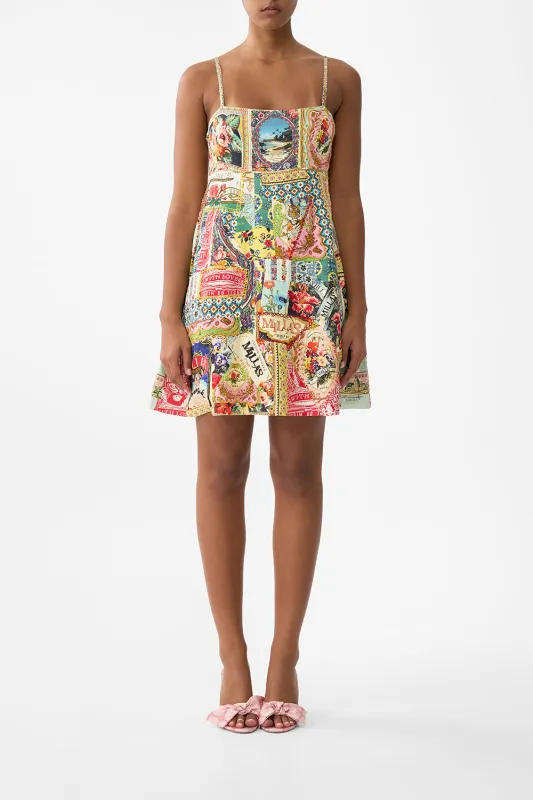 SHORT SQUARE NECK SUNDRESS SOAP OPERA sold by Camilla
