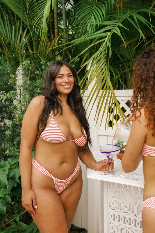 Tropics Super Cheeky Bikini Bottom sold by Dippin Daisy’s