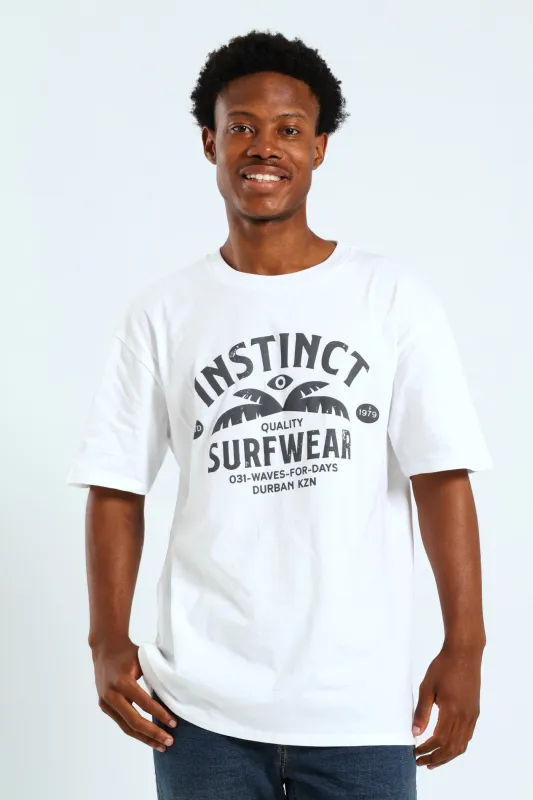 Surfwear Tee - White sold by Edgars 