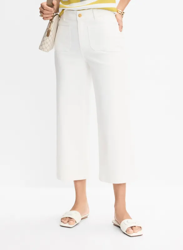 Patch Pocket Culotte Jeans sold by Melanie Lyne