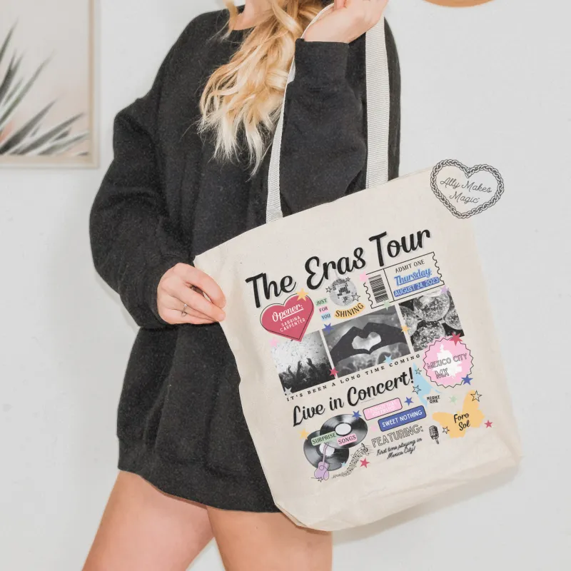 mexico city night 1 tote bag *custom* sold by Ally Makes Magic