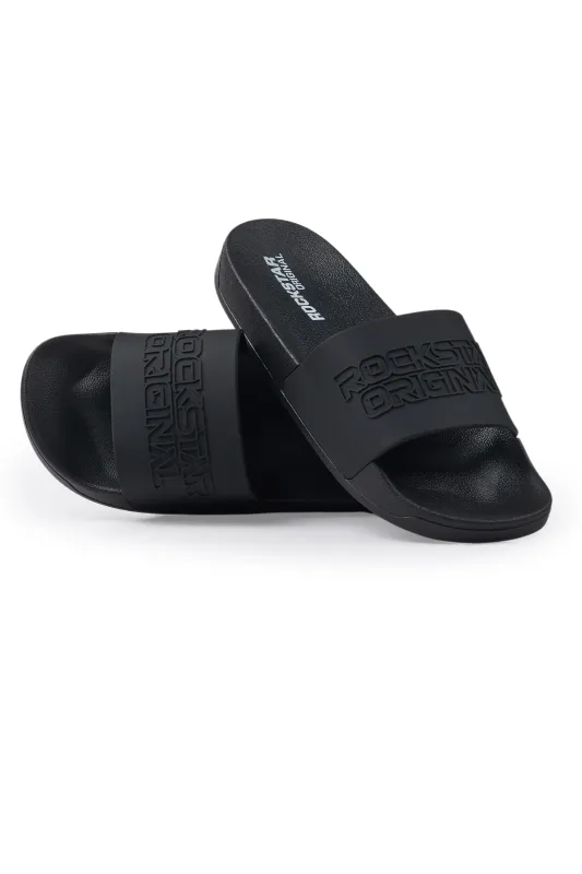 Ashanti Black Slides sold by Rockstar Original