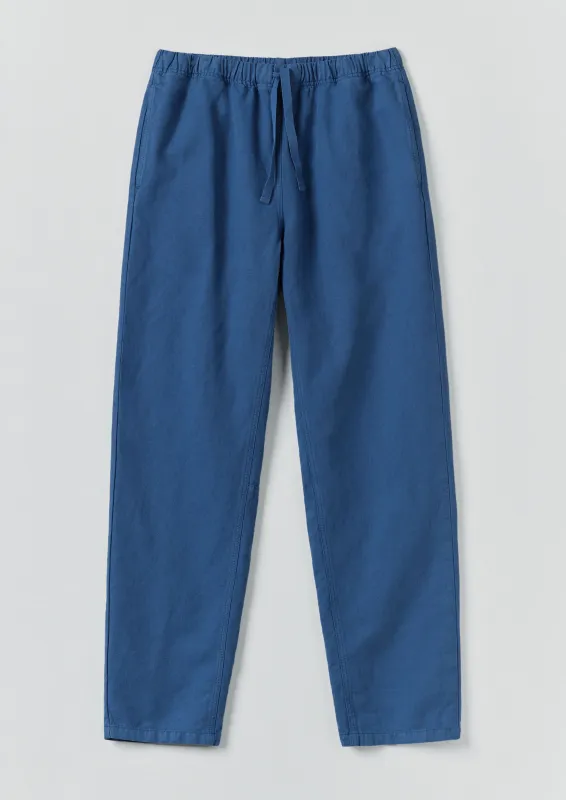 Alfie Garment Dyed Herringbone Trousers | Delft sold by TOAST