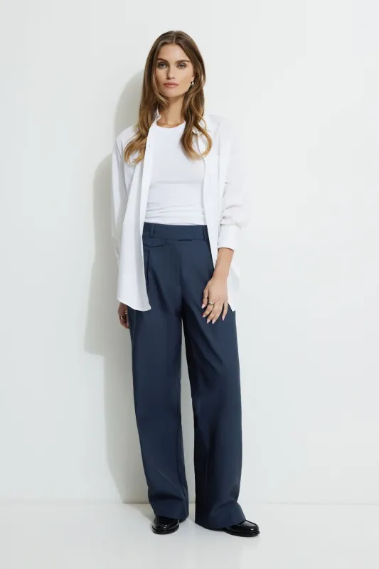 Pleated Straight Leg Pants sold by Dynamite