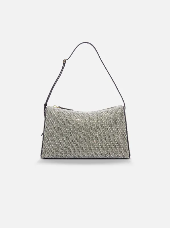Prism Silver Mesh & Black Suede sold by Manu Atelier