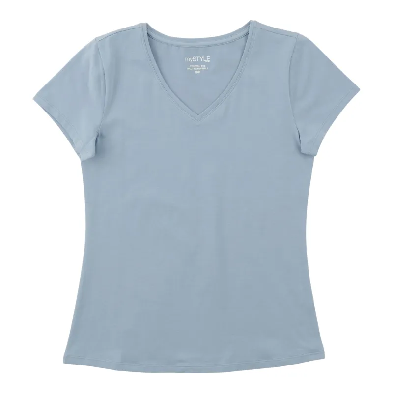 mySTYLE Women's V-Neck Tee sold by Giant Tiger