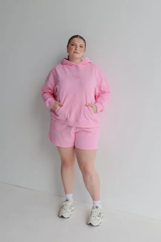 FAYT LOGO SWEAT SHORT PINK sold by FAYT The Label