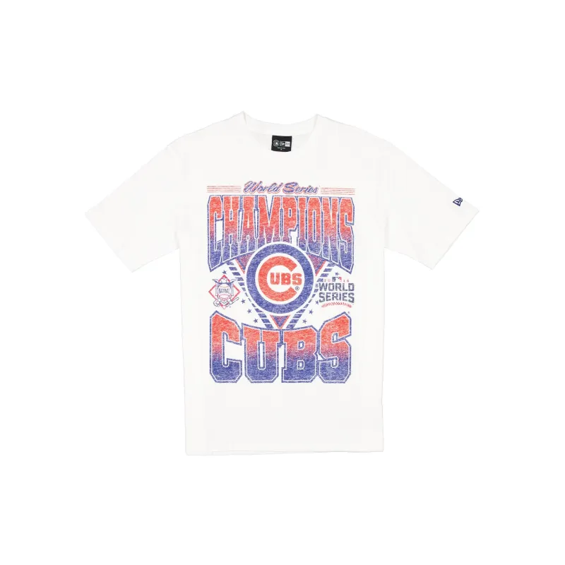 Chicago Cubs Sport Classics Washed Optic White T-Shirt sold by New Era