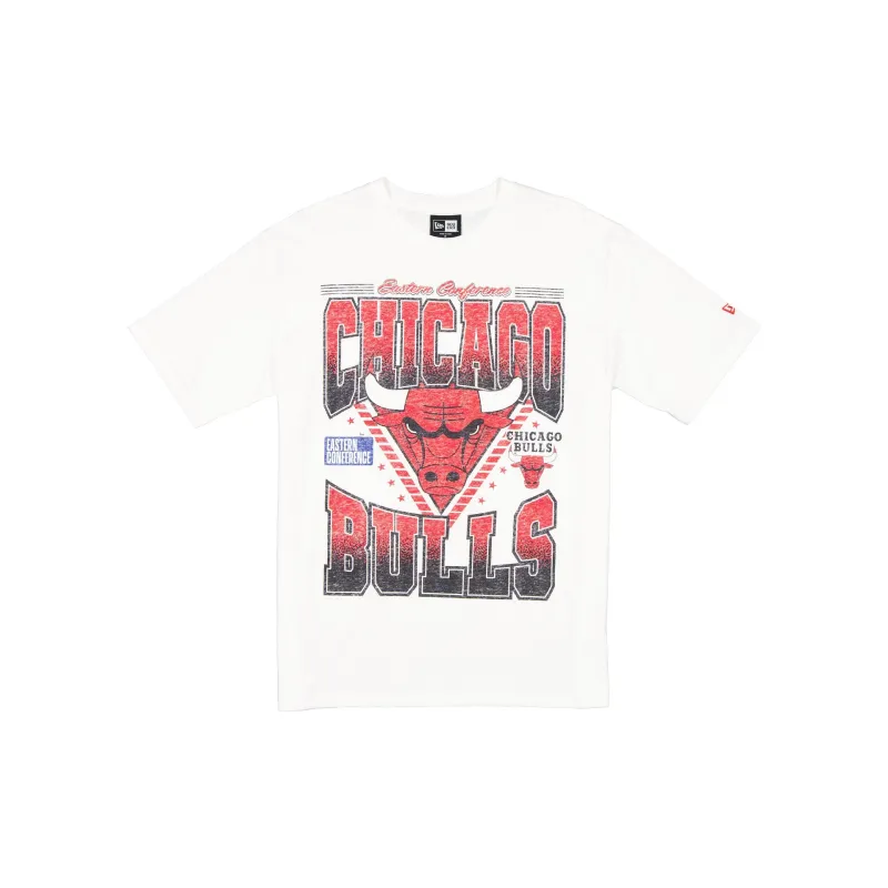 Chicago Bulls Sport Classics Washed Optic White T-Shirt sold by New Era