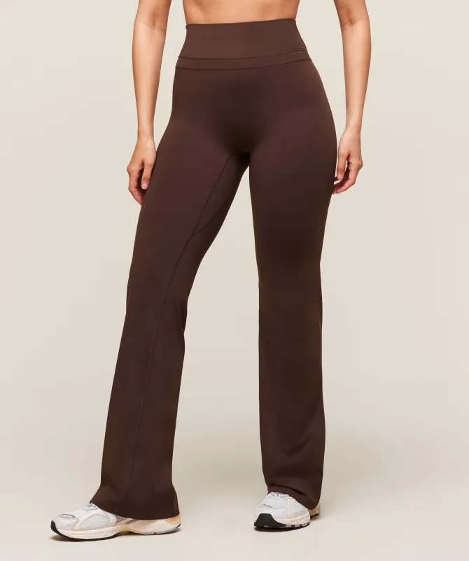 Gymshark Whitney Flared Leggings - Depth Brown sold by Gymshark
