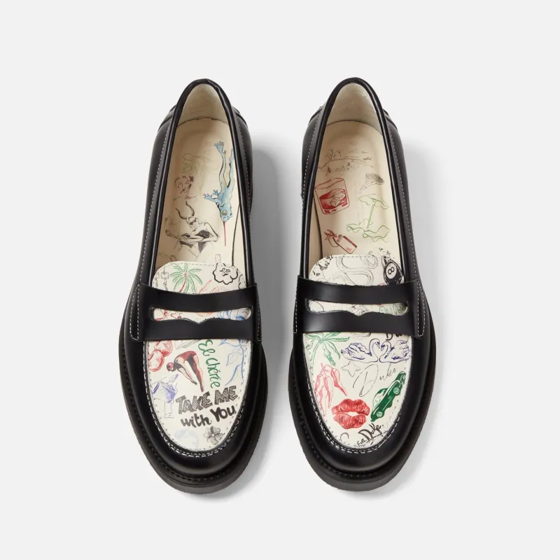 Wilde Sketch Penny Loafer - Women's sold by Duke + Dexter