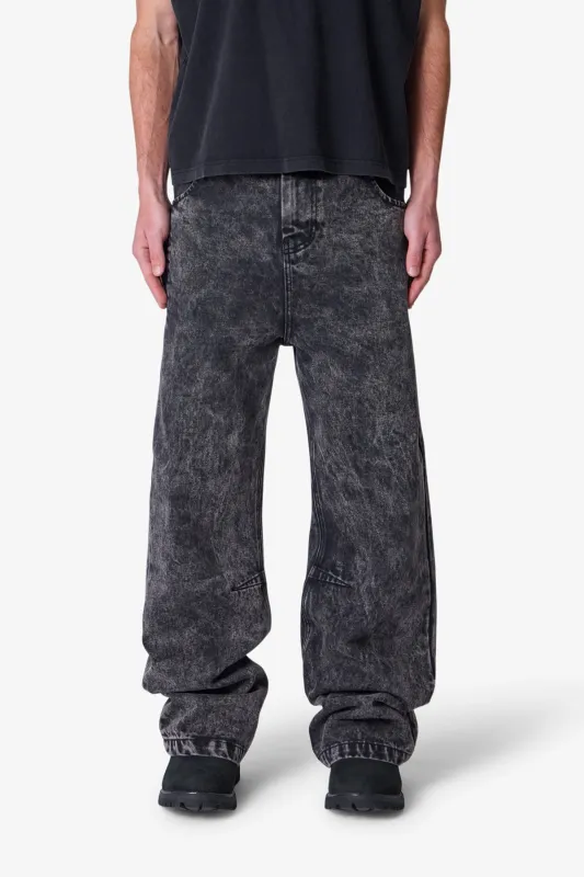 Baggy Moto Denim - Vintage Black sold by MNML
