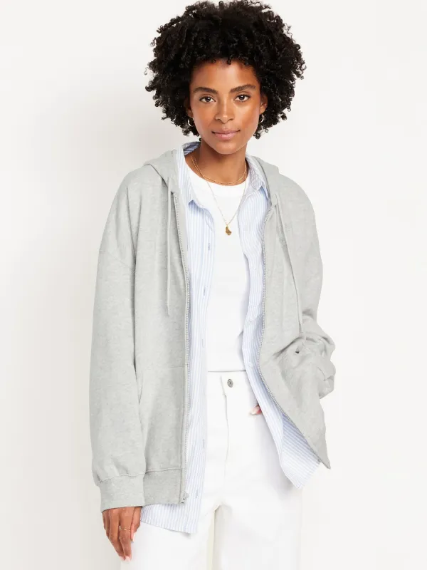 SoComfy Oversized Zip Hoodie Sweatshirt sold by GAP