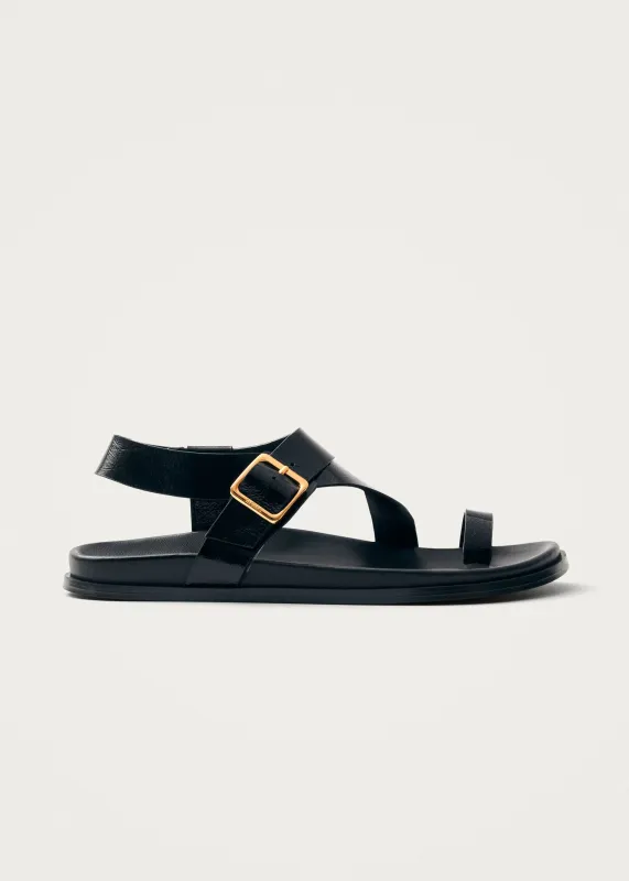 Siren Leather Sandals Onix Black sold by Ivalo.com