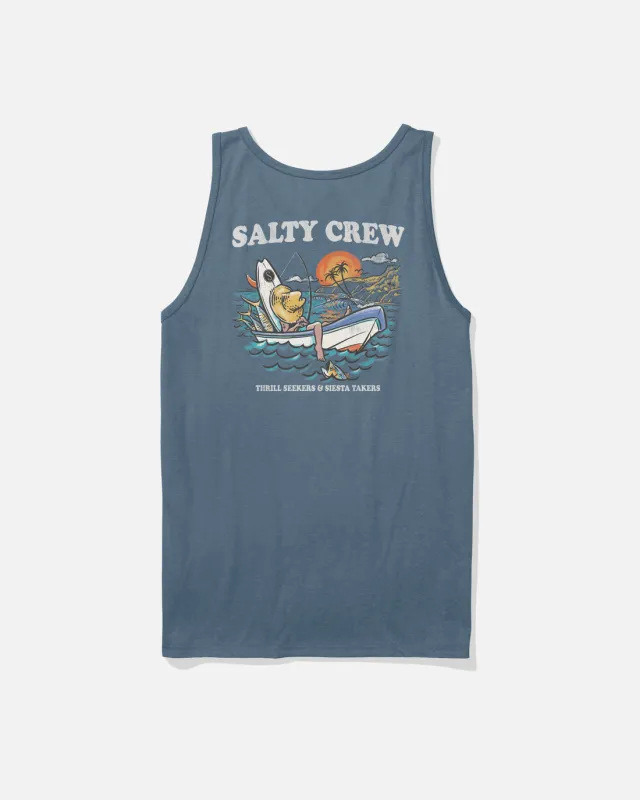 Salty Crew Down Time Tank - Slate sold by Sun Diego Boardshops