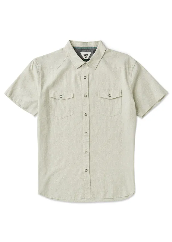 Vissla Tangled Short Sleeve Shirt - Natural sold by Sun Diego Boardshops