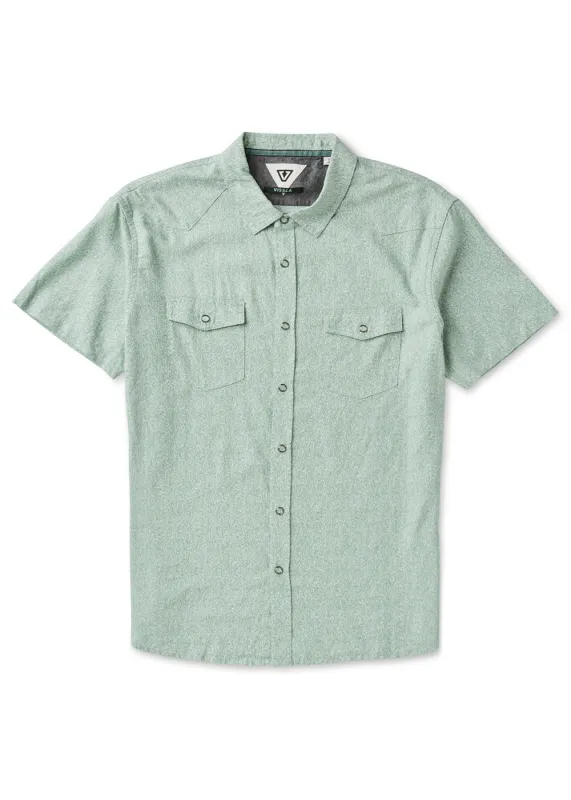Vissla Tangled Short Sleeve Shirt - Agave sold by Sun Diego Boardshops