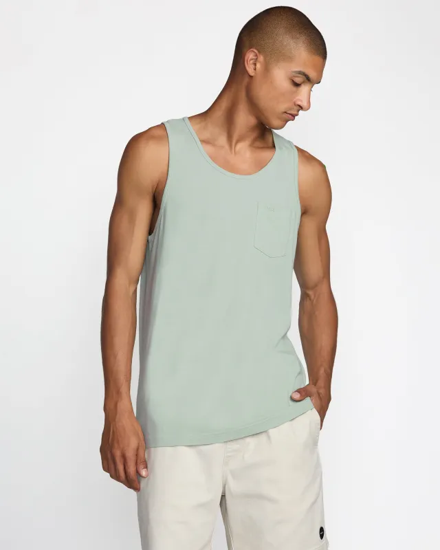 RVCA Ptc Pigment Tank - Blue Haze sold by Sun Diego Boardshops
