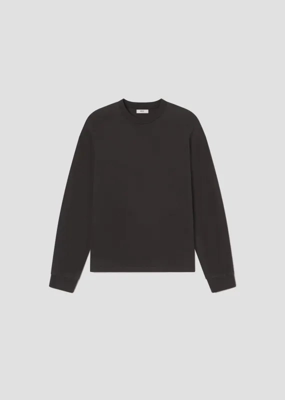 Asha Long Sleeve Mock Neck Tee in Cave sold by Agolde