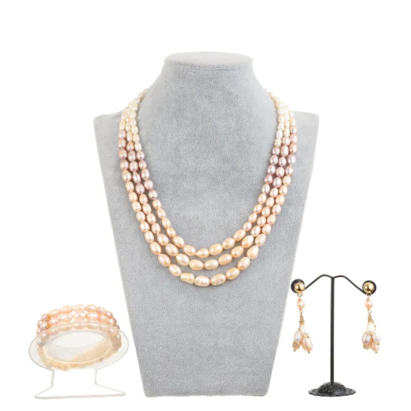 Classic Pearl Necklace Set sold by Folklore Shop