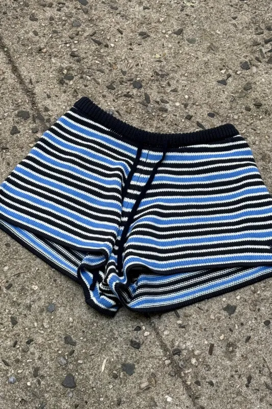 Nostalgic Stripe Knit Shorts sold by Urban Sophistication