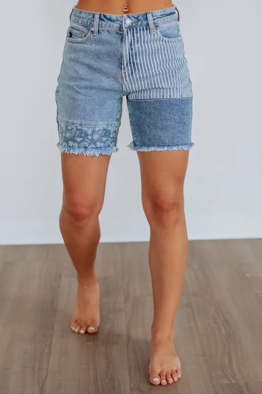 Chase KanCan Shorts sold by Wild Oak Boutique