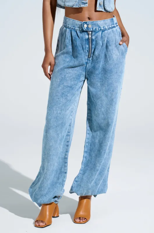 LEXI LIGHTWEIGHT DENIM PANT sold by AKIRA