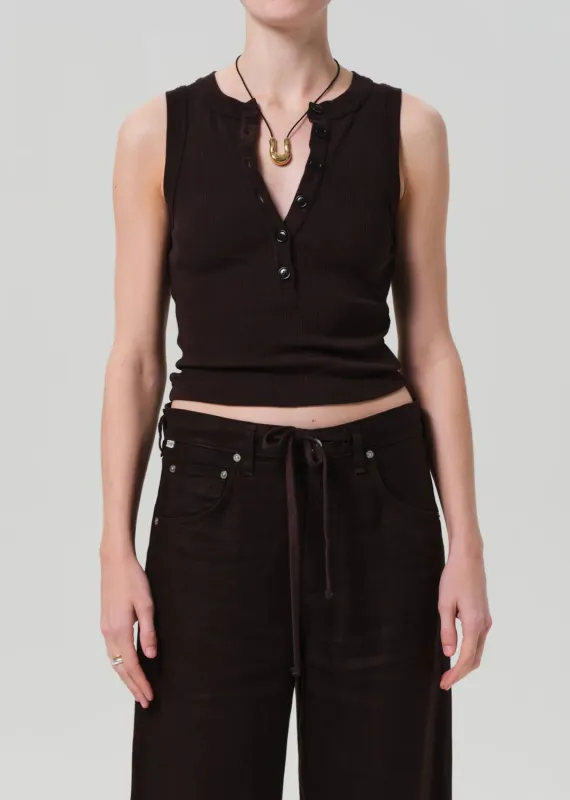 Citizens of Humanity - Caralyn Tank - Chocolate sold by Jessie Boutique