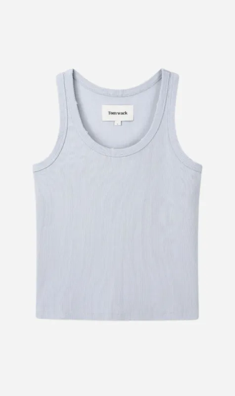 Tonywack | Ribbed Tank Top - Sky sold by Sister & Co