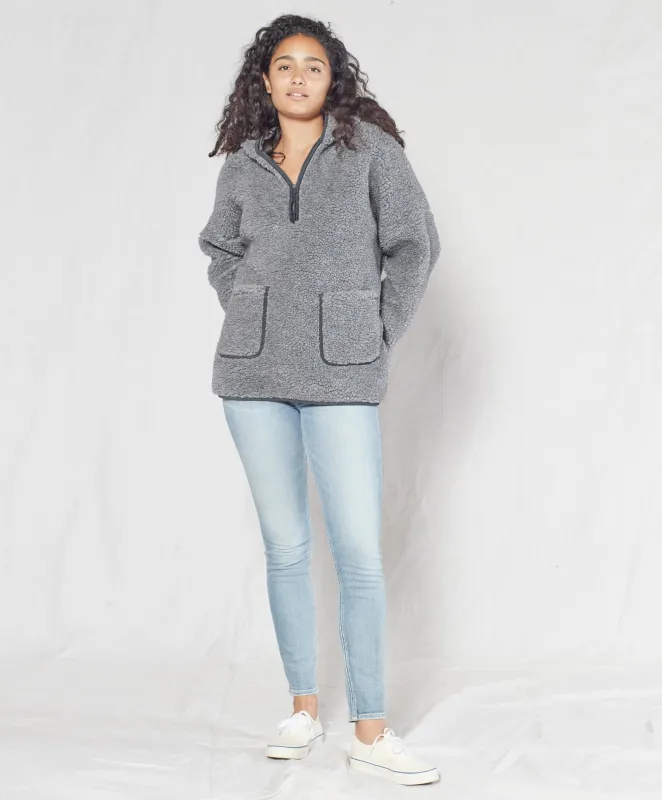 Seaside Sherpa Poncho - Outerworn sold by Outerknown