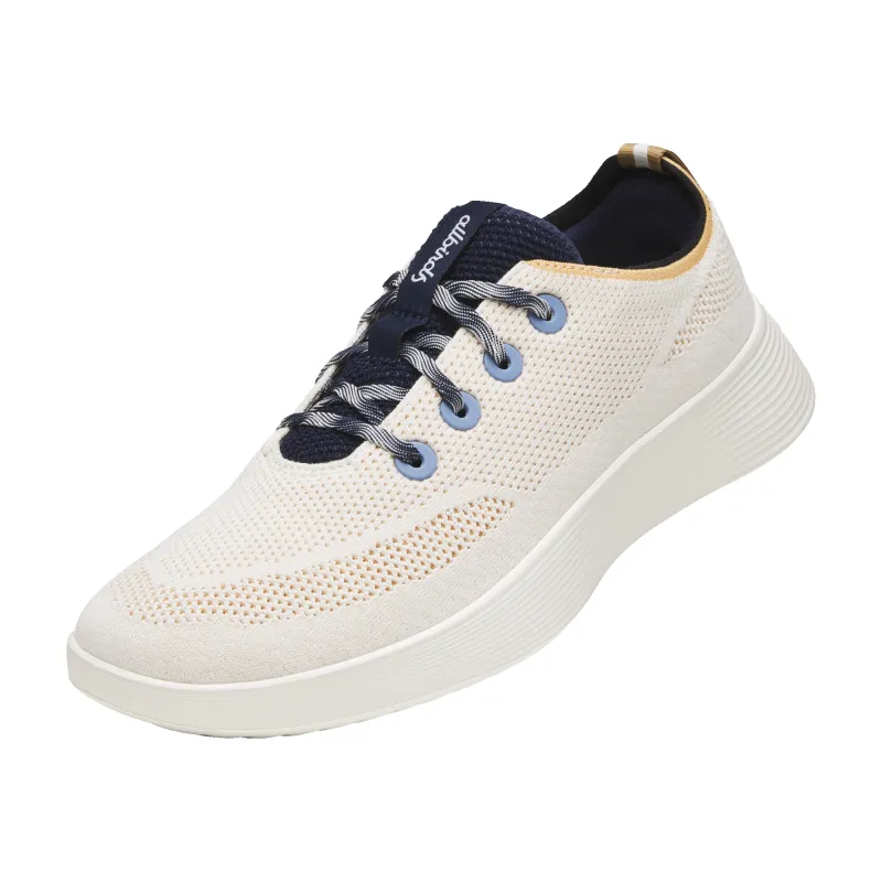 Men's Tree Runner Go - Twilight White/Hanami Orange (Twilight White Sole) sold by allbirds