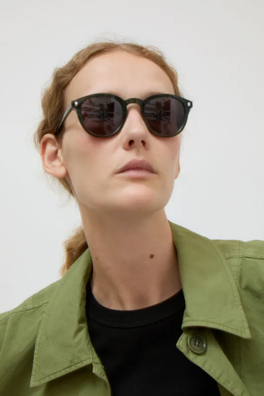 Monokel Nelson Sunglasses in Bottle Green sold by No. 6