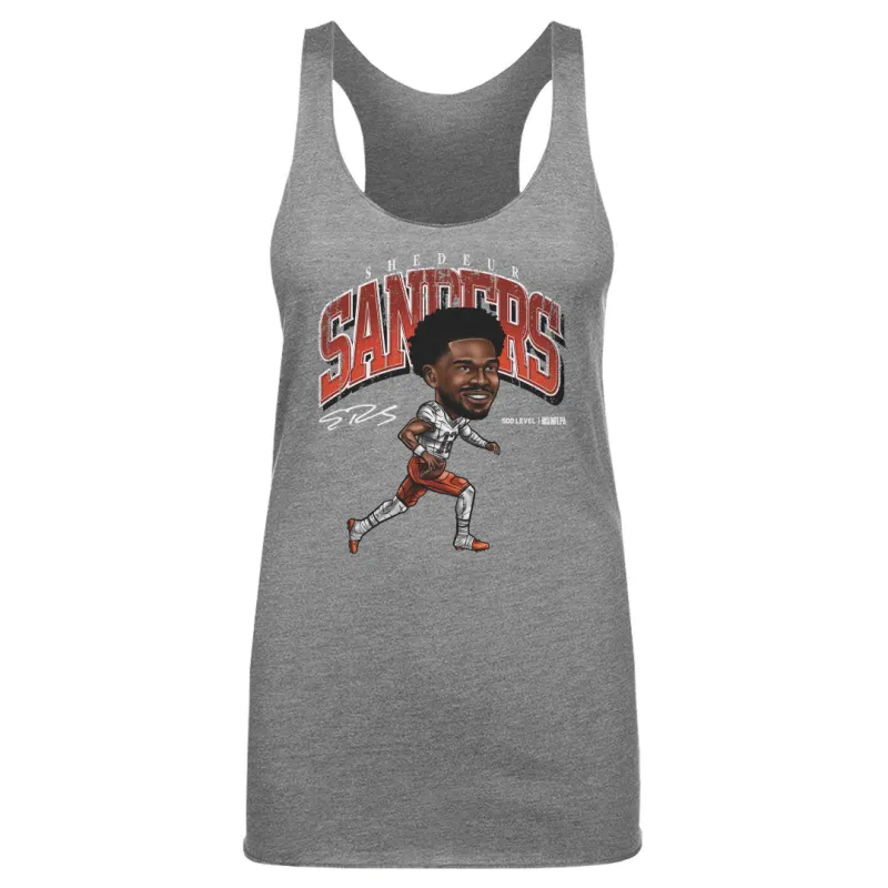 Shedeur Sanders Cleveland Cartoon WHT sold by 500 Level