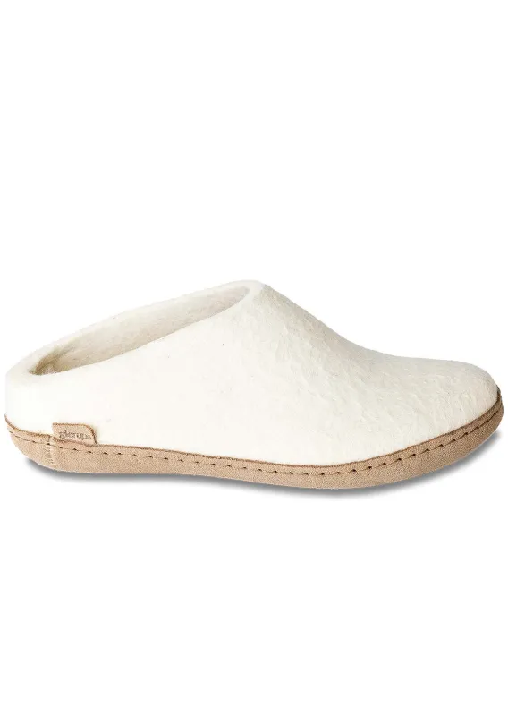 Glerups Unisex Slip-On Leather Slippers sold by Prfo