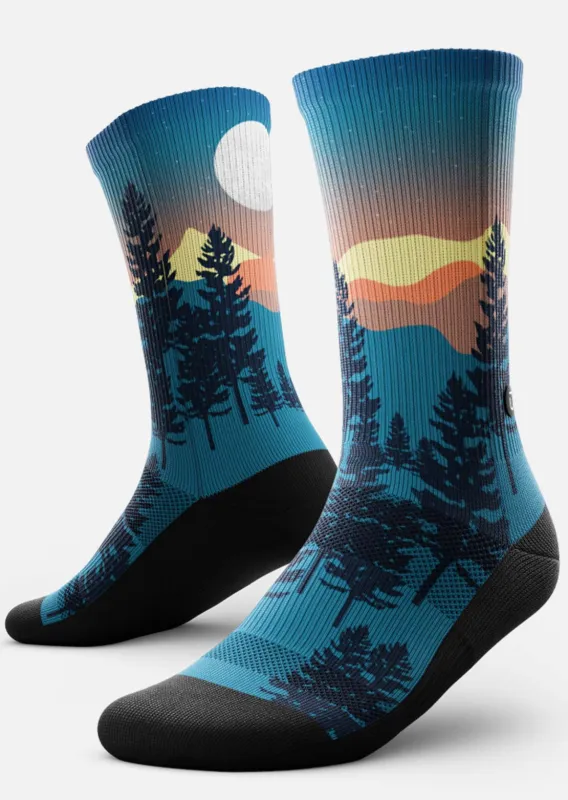 Outway Bright Night Crew Socks sold by Prfo