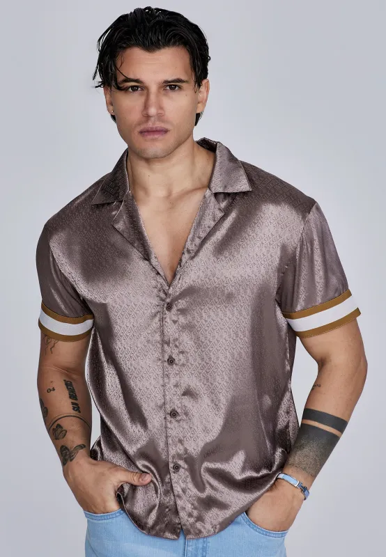 Brown Resort Shirt sold by Siksilk