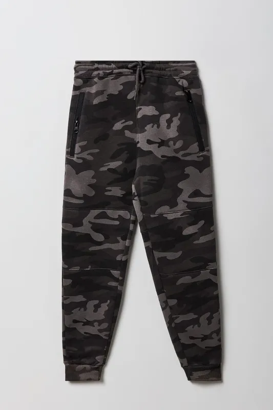Boys Fleece Zip Pocket Jogger sold by Urban Planet