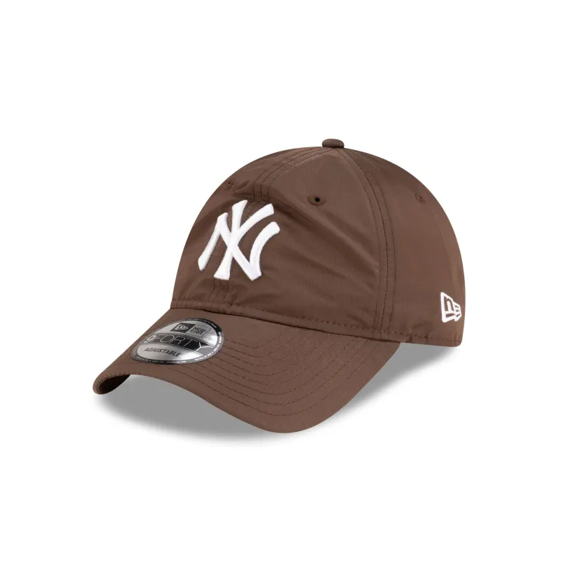 New York Yankees Chocolate Nylon 9FORTY Adjustable Hat sold by New Era