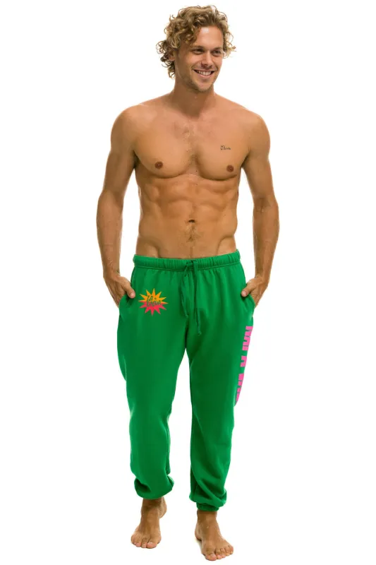 LA ONDA 2025 UNISEX POCKET SWEATPANTS - KELLY GREEN sold by Aviator Nation