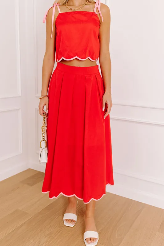 Haute In Here High Waist Midi Skirt sold by Impressions