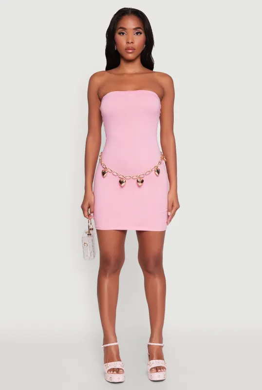 Daisy Mini Tube Dress with Curve Hugging Fit sold by Rainbow