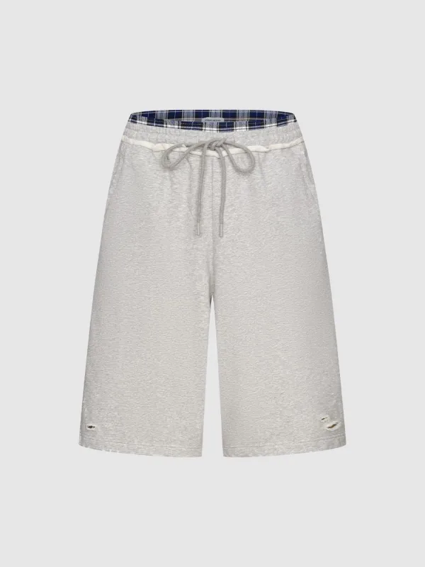 Wide-Leg Capri Pants sold by Urban Revivo