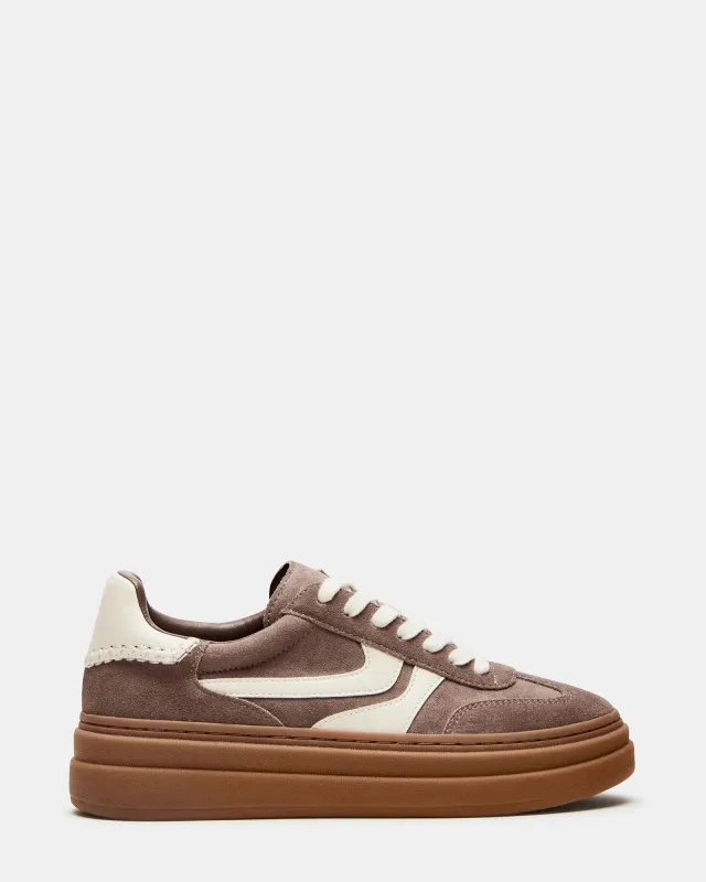 NEW!! Dodge Platform Sneakers in Espresso sold by Glitzy Bella