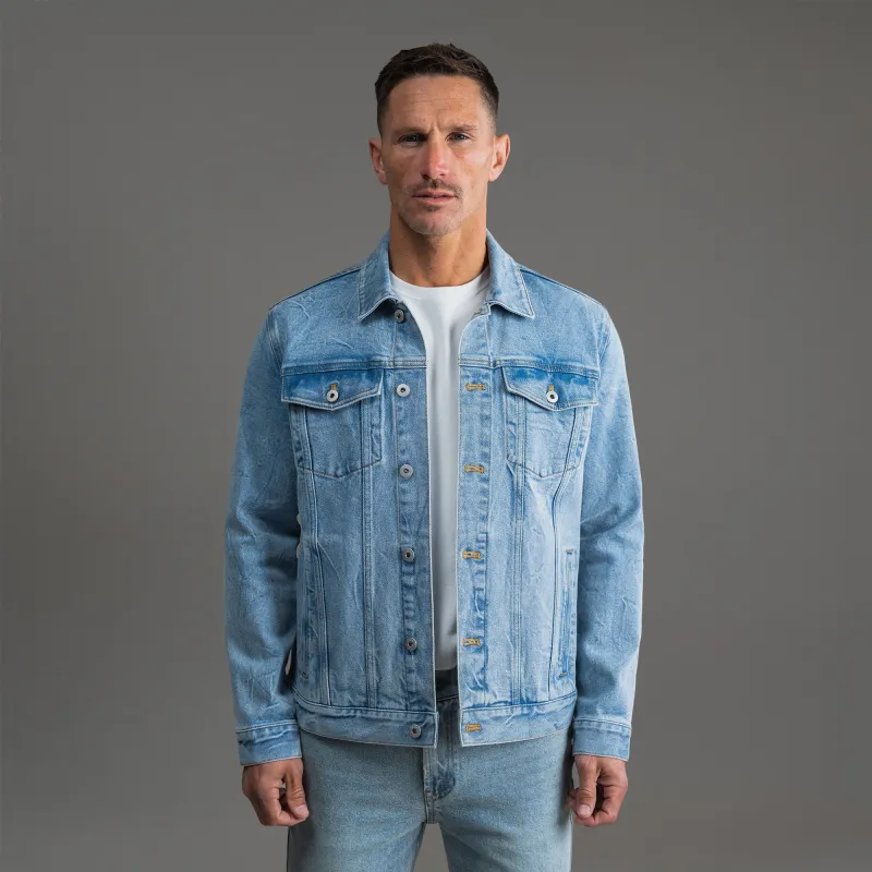 True Denim Jacket - Sandblast sold by Sene