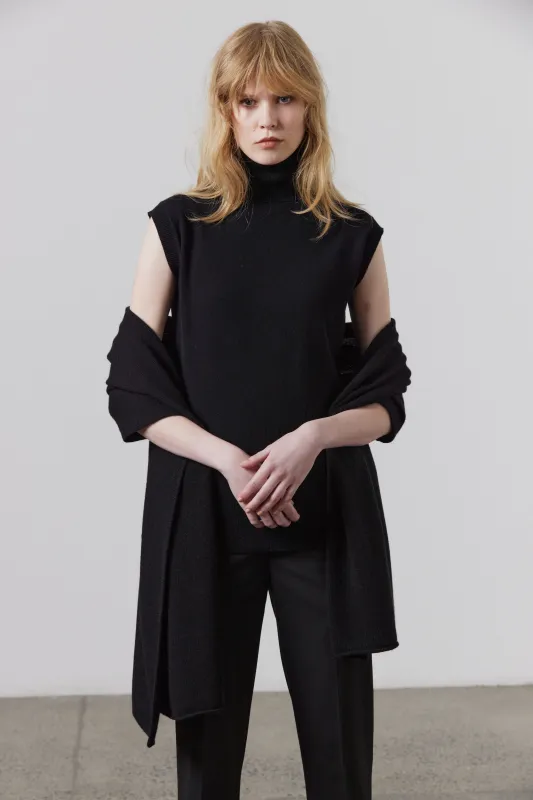 Laing | Cashmere Scarf - Black sold by Sister & Co