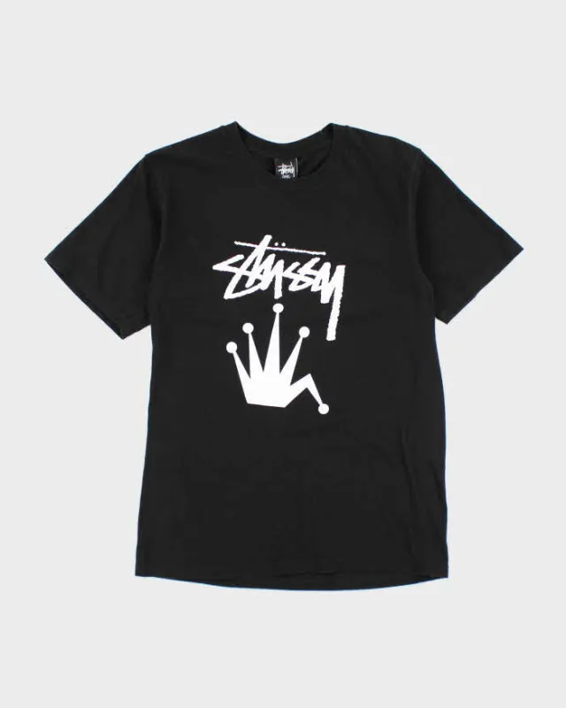 Vintage 2000's Stussy Crown Graphic T-Shirt - S sold by Rokit