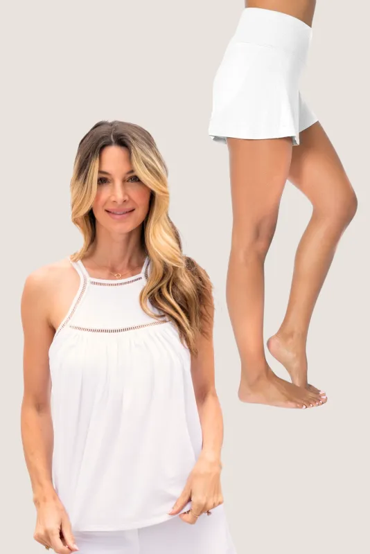 White Short Set sold by JJwinks