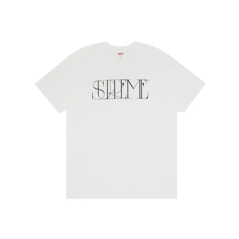 Supreme Trademark Tee White sold by PLUS
