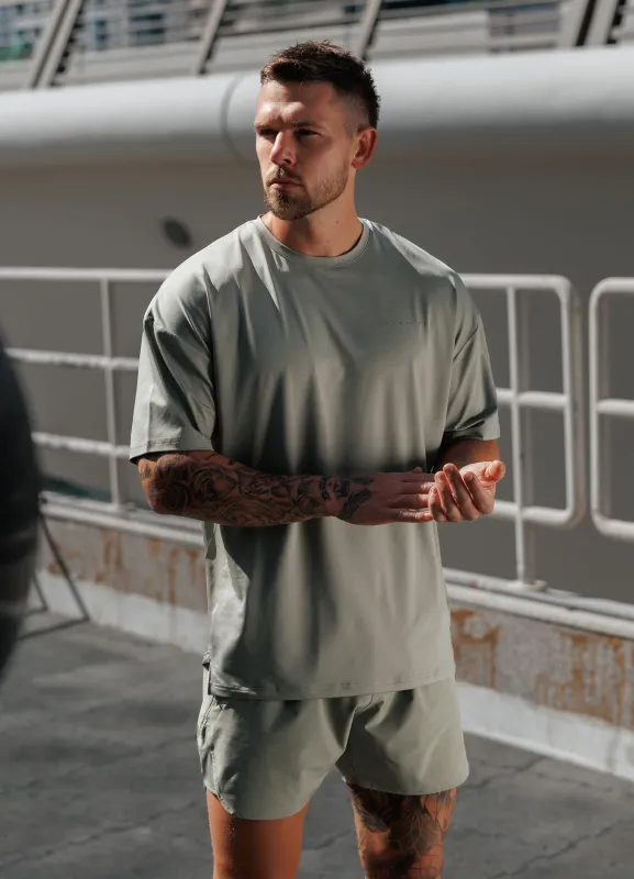 Gym King Purpose Tee - Soft Khaki sold by The Gym King