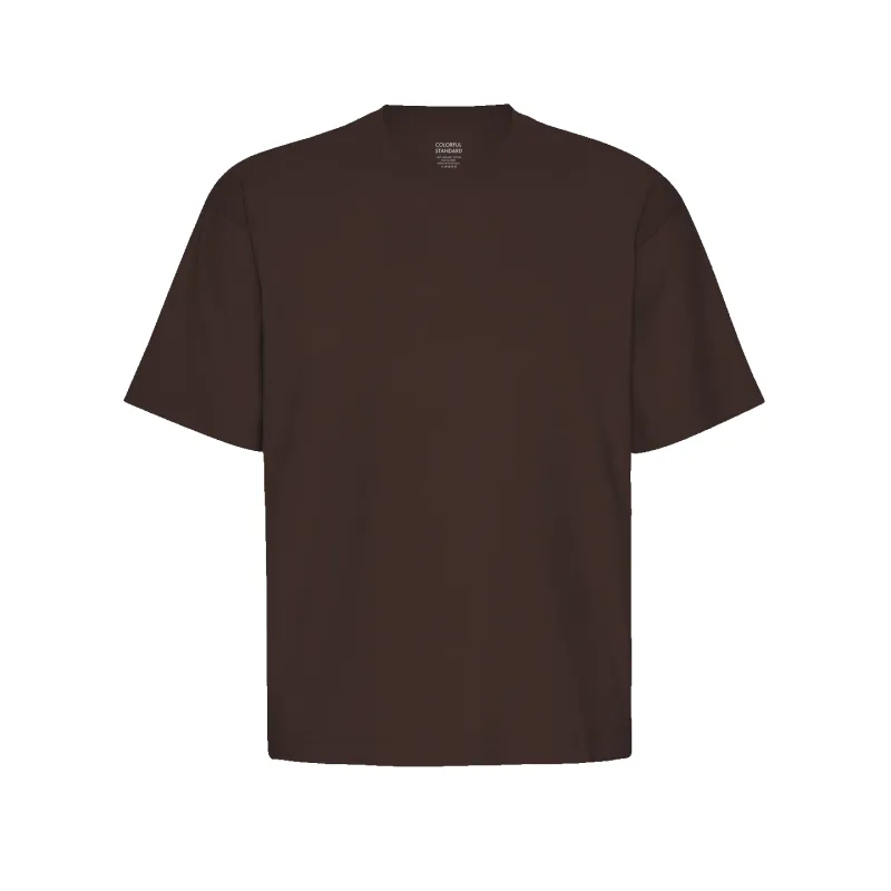 Oversized Organic T-Shirt - Coffee Brown sold by Stomping Ground